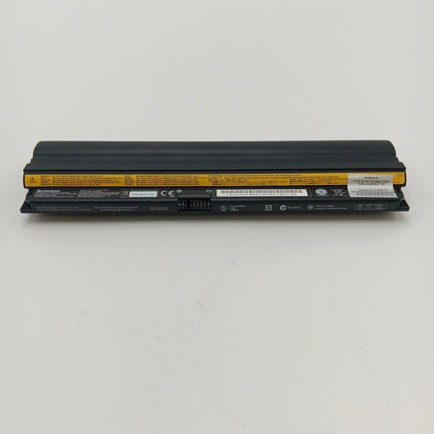 Lenovo 57y4559-tm Lenovo Rechargeable Li-ion battery kc 2011.08