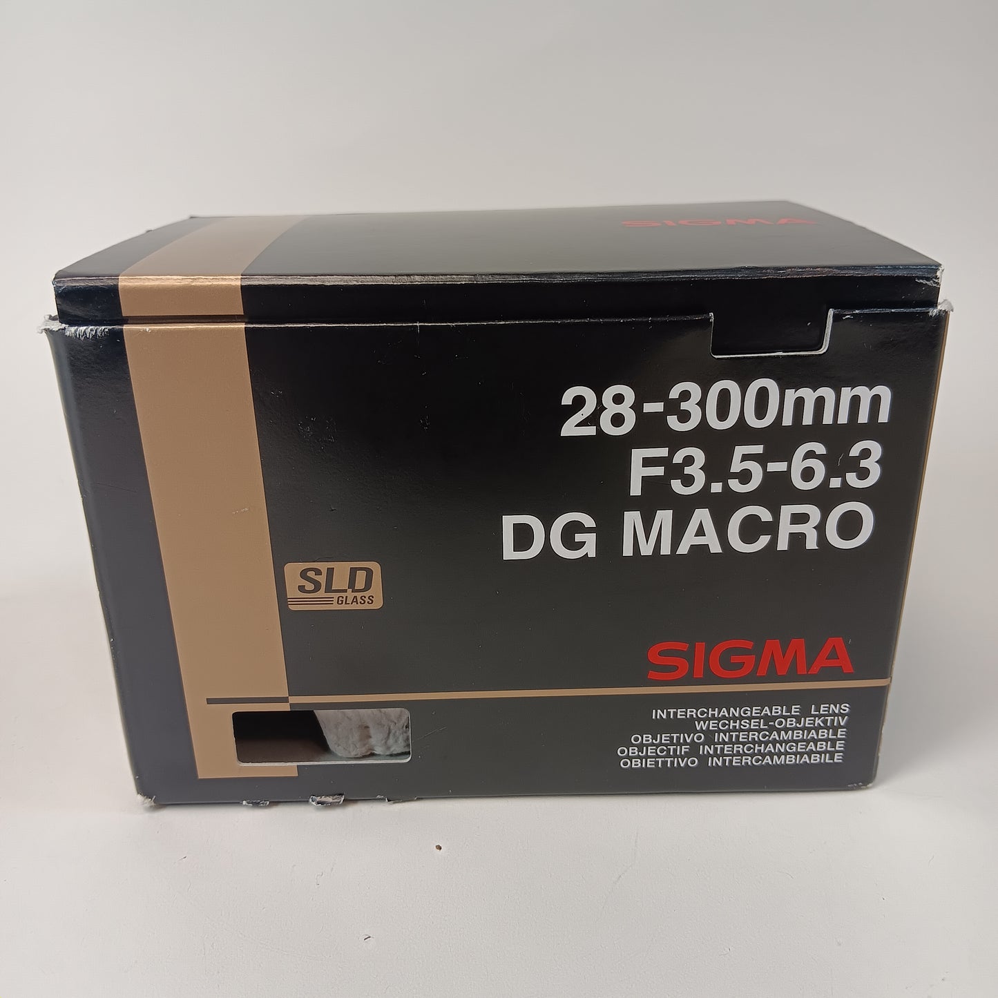 Sigma 28-300mm f/3.5-6.3 DG Macro AF Zoom Lens With Hood For Nikon