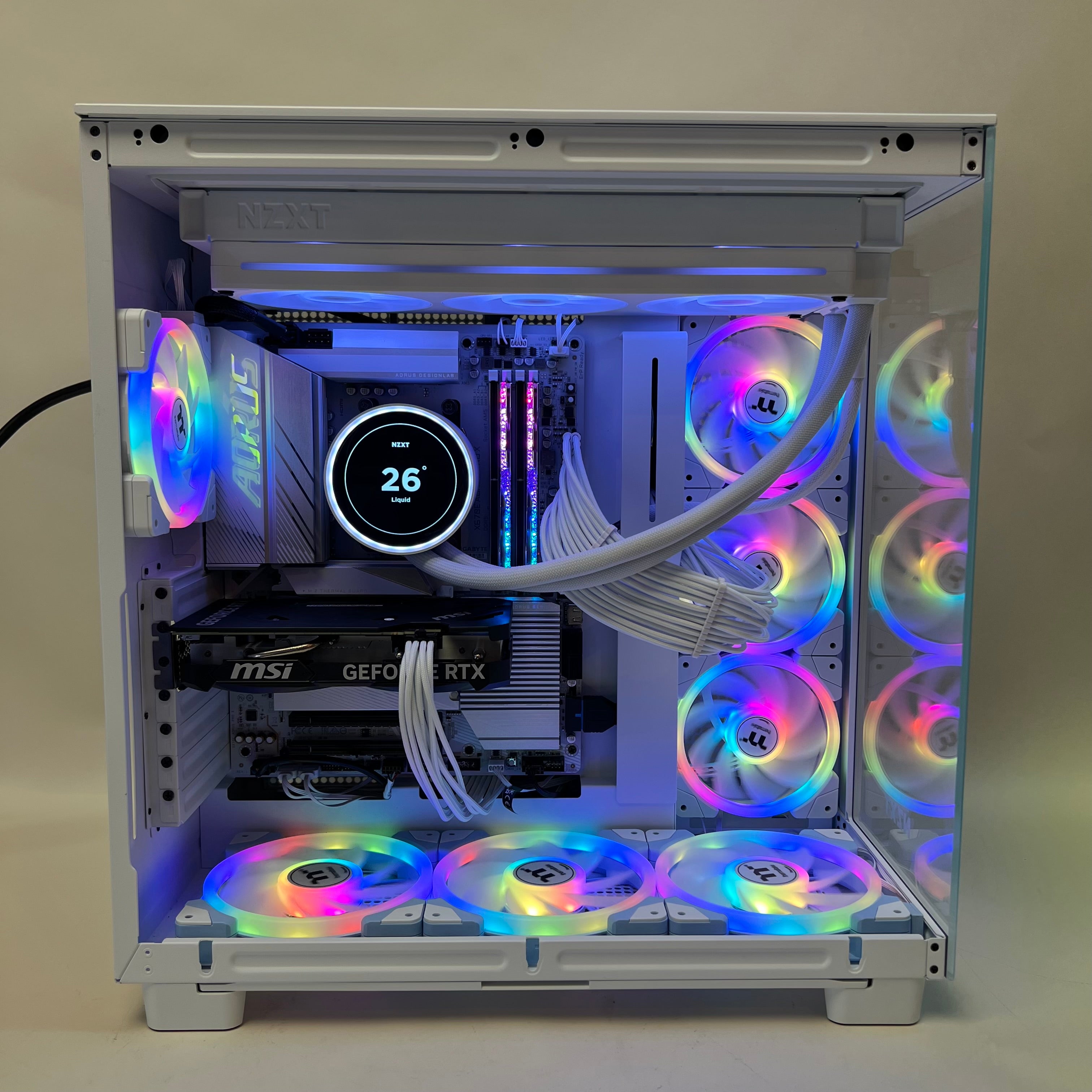 NZXT PC Ryzen 7 7800X3D 32GB RAM 2TB SSD Nvidia GeForce RTX