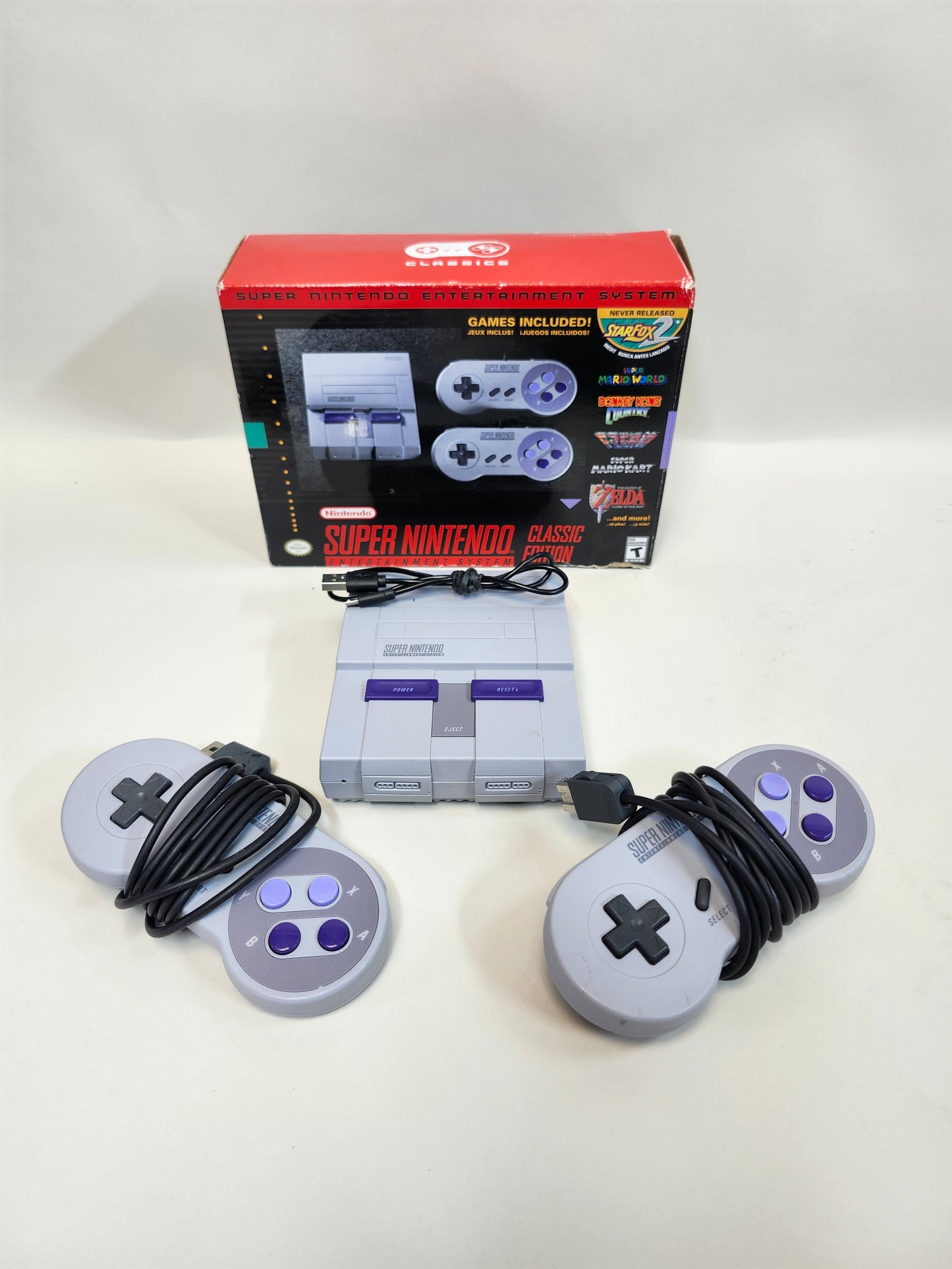 Nintendo SNES Classic Edition Console Gaming System CLV-201 Gray