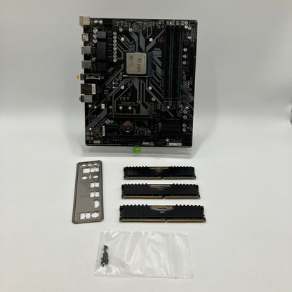 Gigabyte B450M Ds3H WiFi CF AM4 microATX AMD Ryzen 7 2700X Motherbroad CPU Combo
