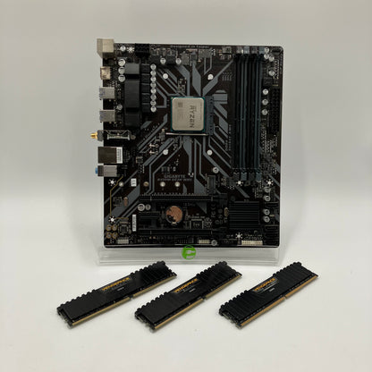 Gigabyte B450M Ds3H WiFi CF AM4 microATX AMD Ryzen 7 2700X Motherbroad CPU Combo