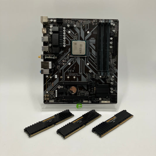 Gigabyte B450M Ds3H WiFi CF AM4 microATX AMD Ryzen 7 2700X Motherbroad CPU Combo