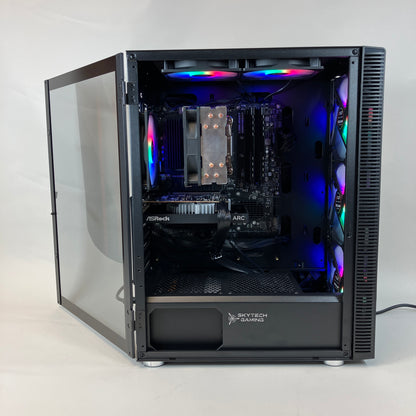 Skytech Custom PC Ryzen 5 5600 3.50GHz 8GB RAM 1TB SSD ASRock Intel Arc A380