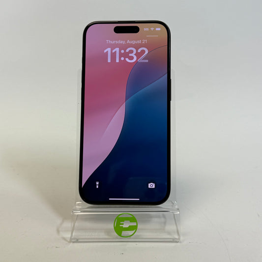 Unlocked Apple iPhone 15 Pro 128GB 18.5 Black MTQM3LL/A